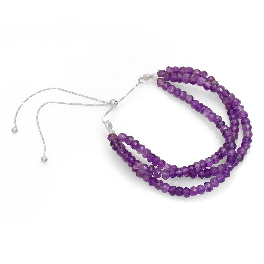 Stříbro 925/1000 - Náhrdelník s Brazilským Ametystem - Karátové číslo: 177.5. přibližná hmotnost: 36 gramů 4 