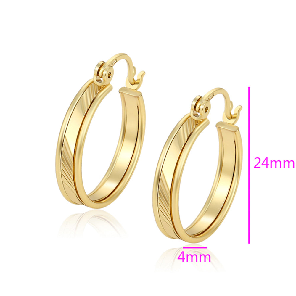 Pozlacené Slitinové Náušnice 2 