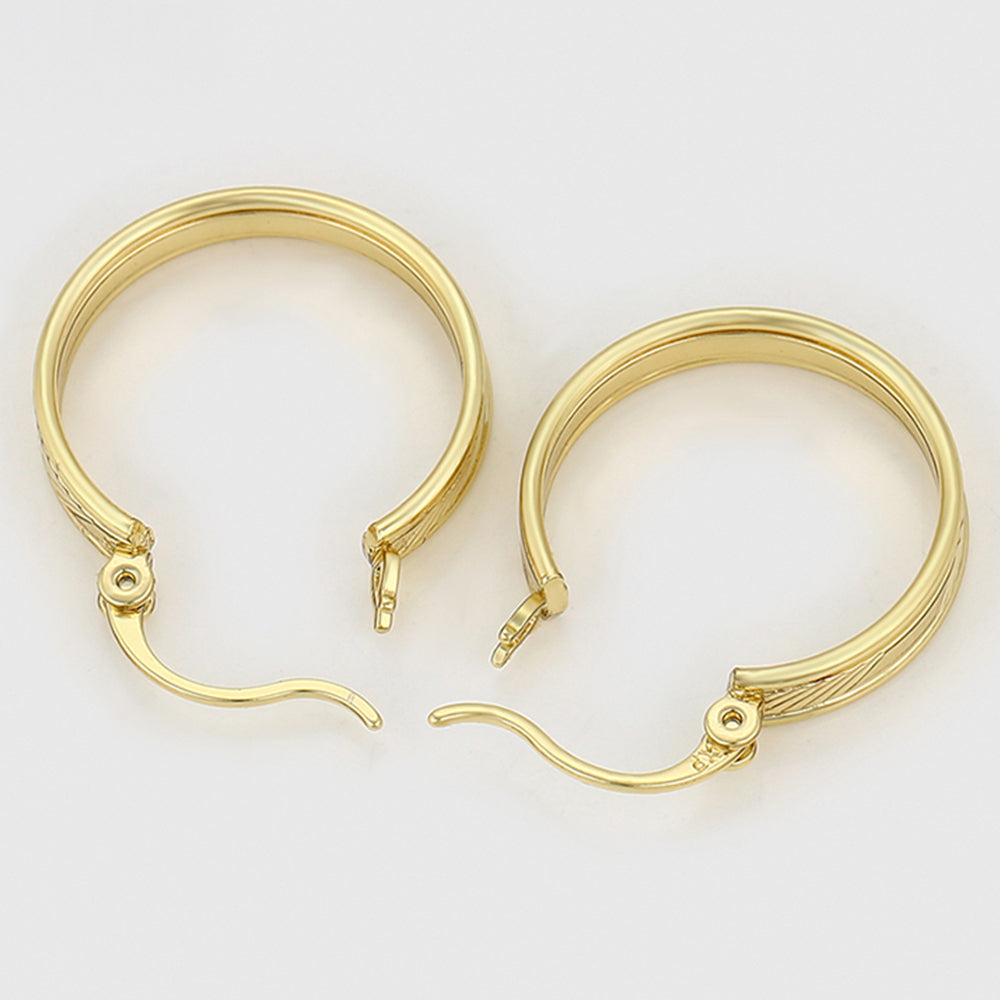 Pozlacené Slitinové Náušnice