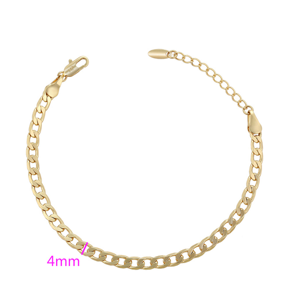 Pozlacený Slitinový Náramek