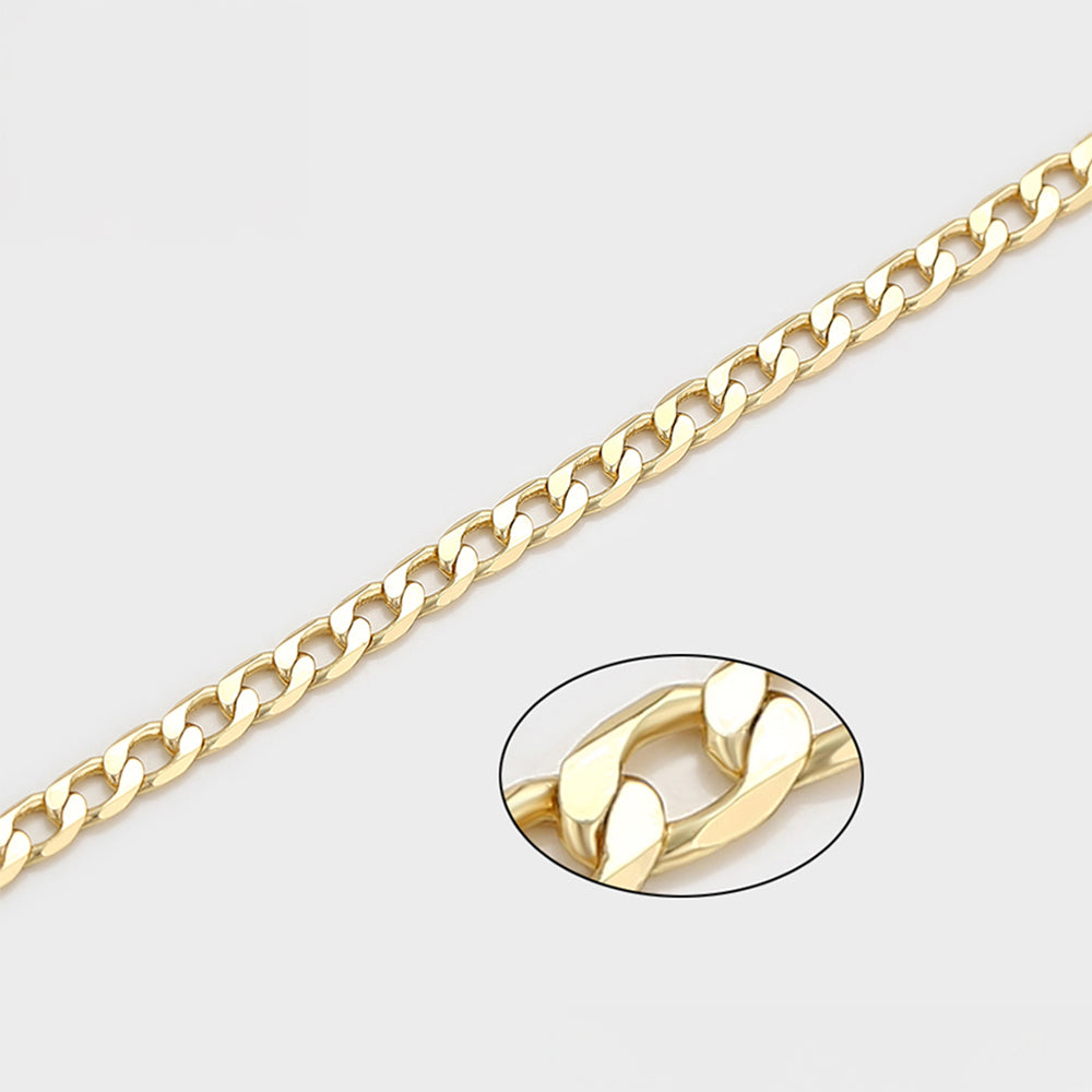 Pozlacený Slitinový Náramek 7 