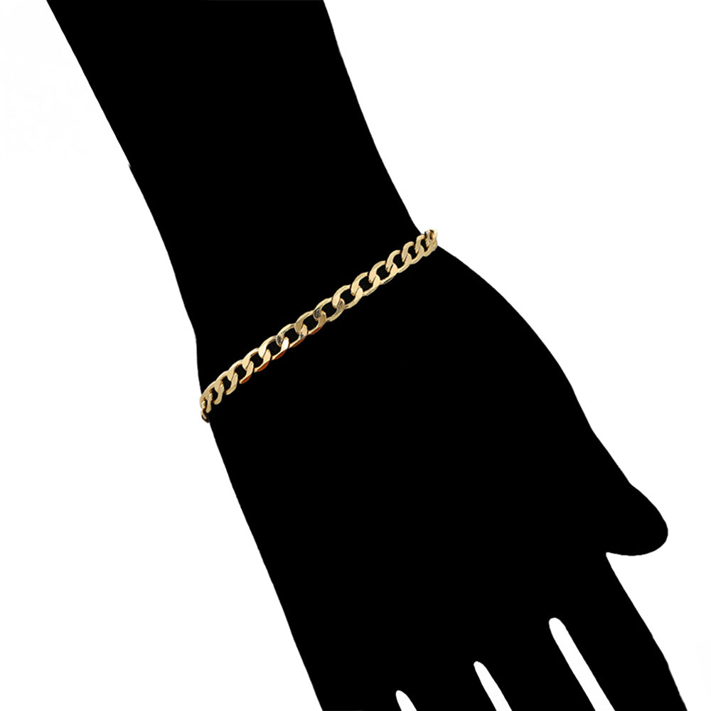 Pozlacený Slitinový Náramek 8 