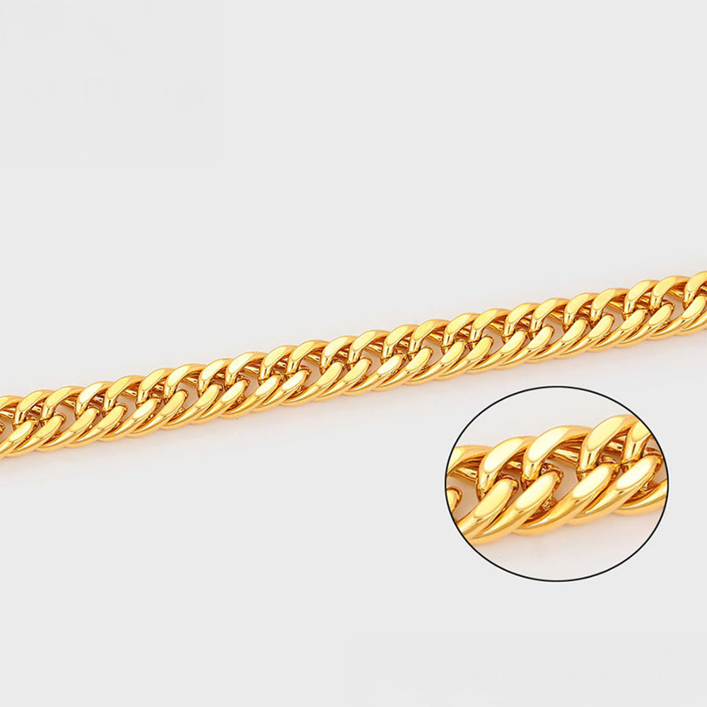 Pozlacený Slitinový Náramek 6 