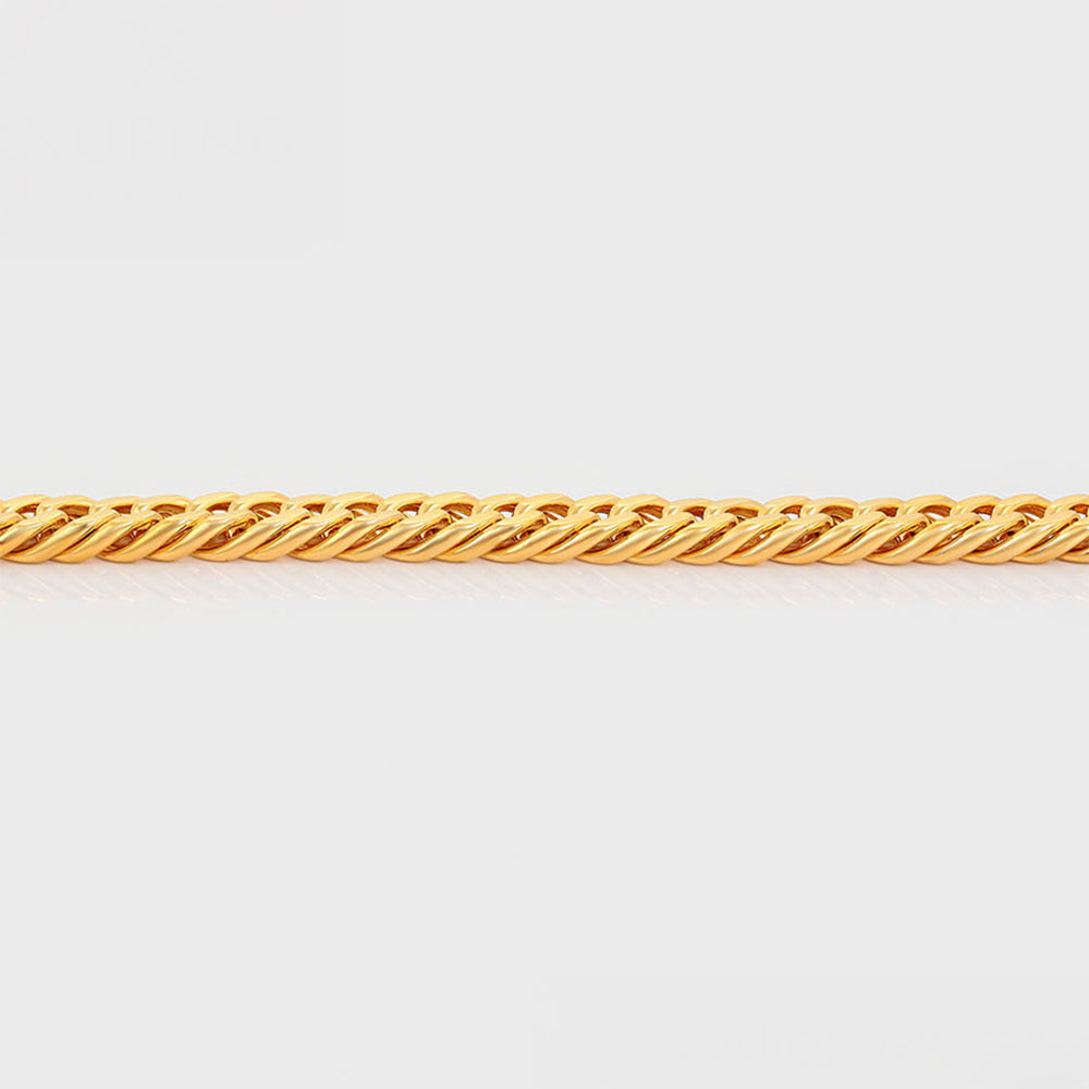 Pozlacený Slitinový Náramek 7 