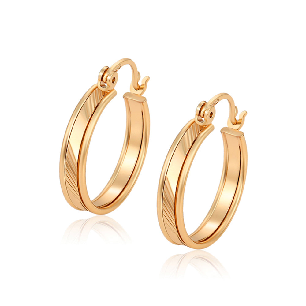 Pozlacené Slitinové Náušnice 1 