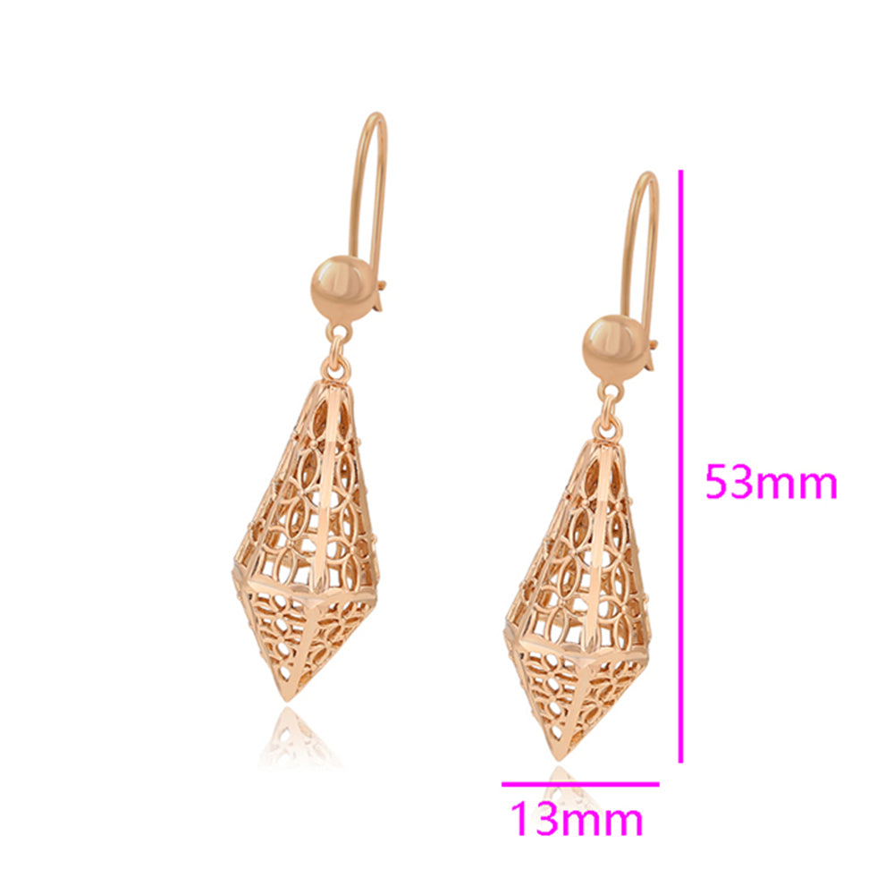 Pozlacené Slitinové Náušnice 2 