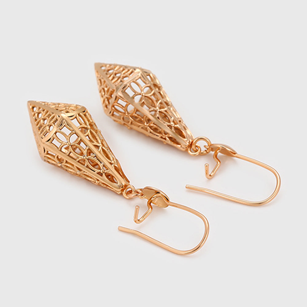 Pozlacené Slitinové Náušnice 7 