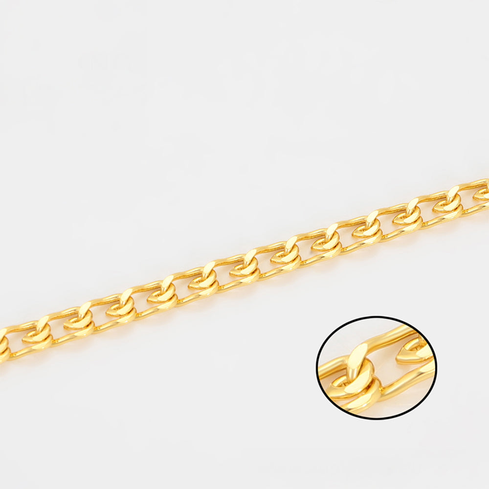 Pozlacený Slitinový Náhrdelník