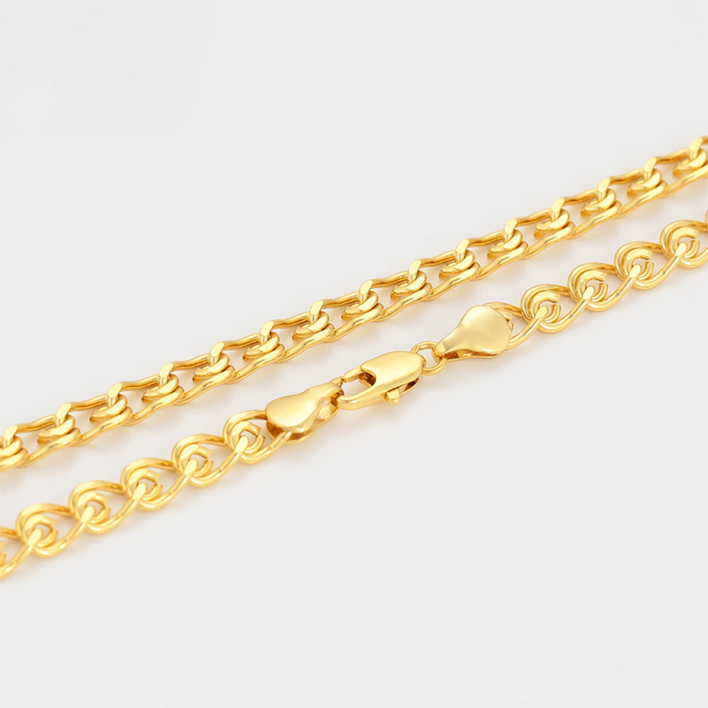 Pozlacený Slitinový Náhrdelník