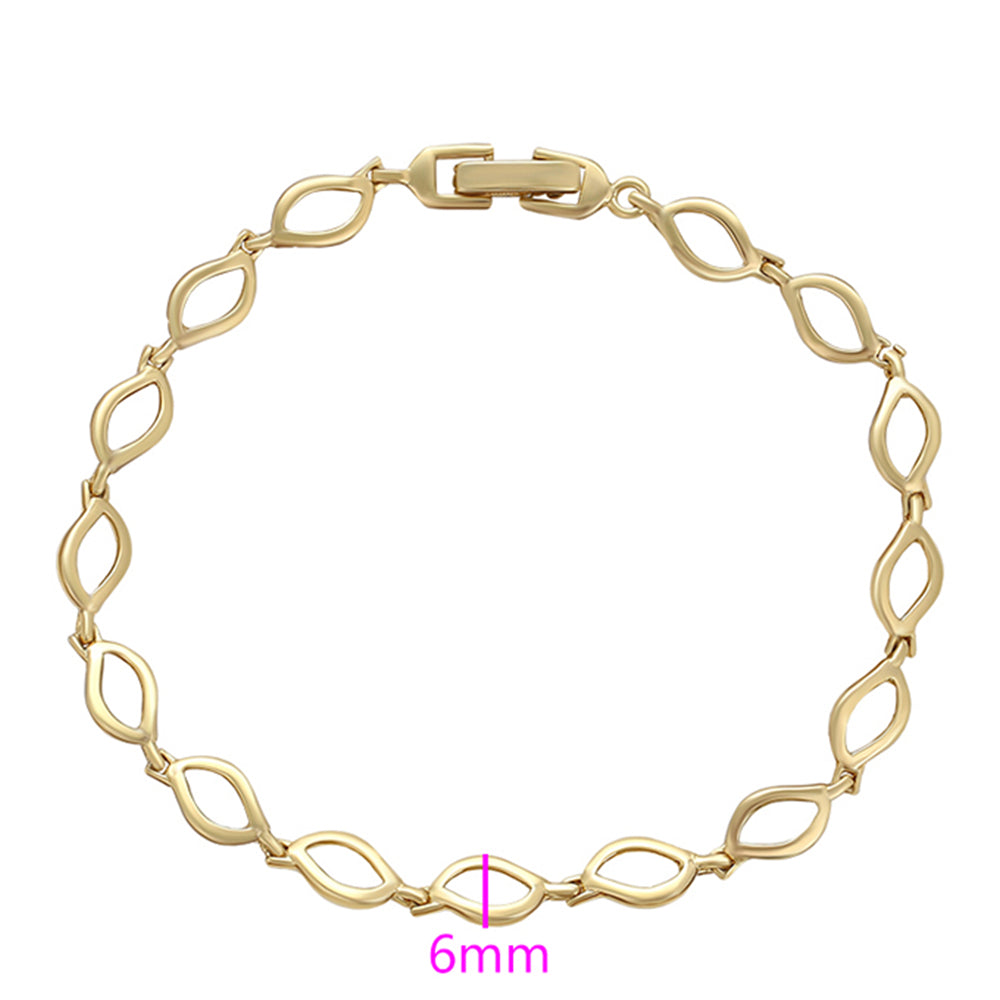 Pozlacený Slitinový Náramek