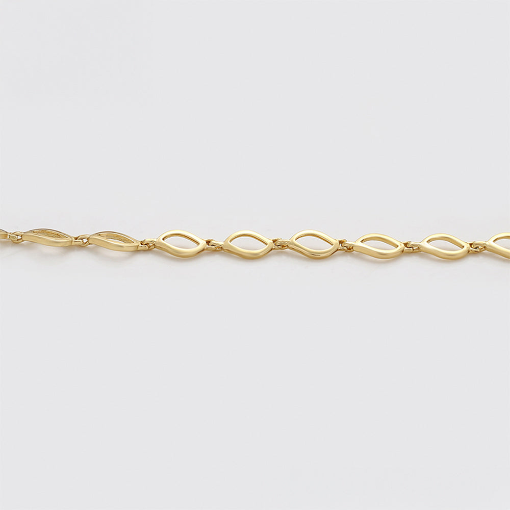 Pozlacený Slitinový Náramek 4 