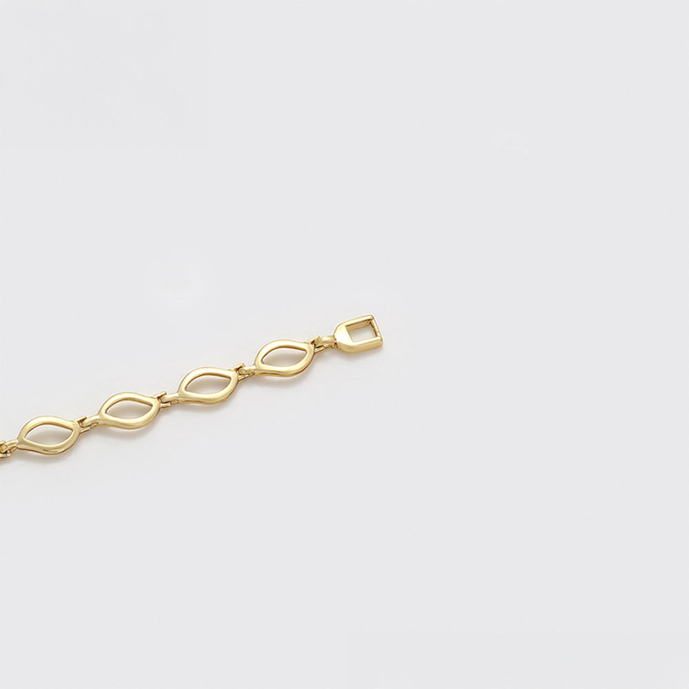 Pozlacený Slitinový Náramek 5 