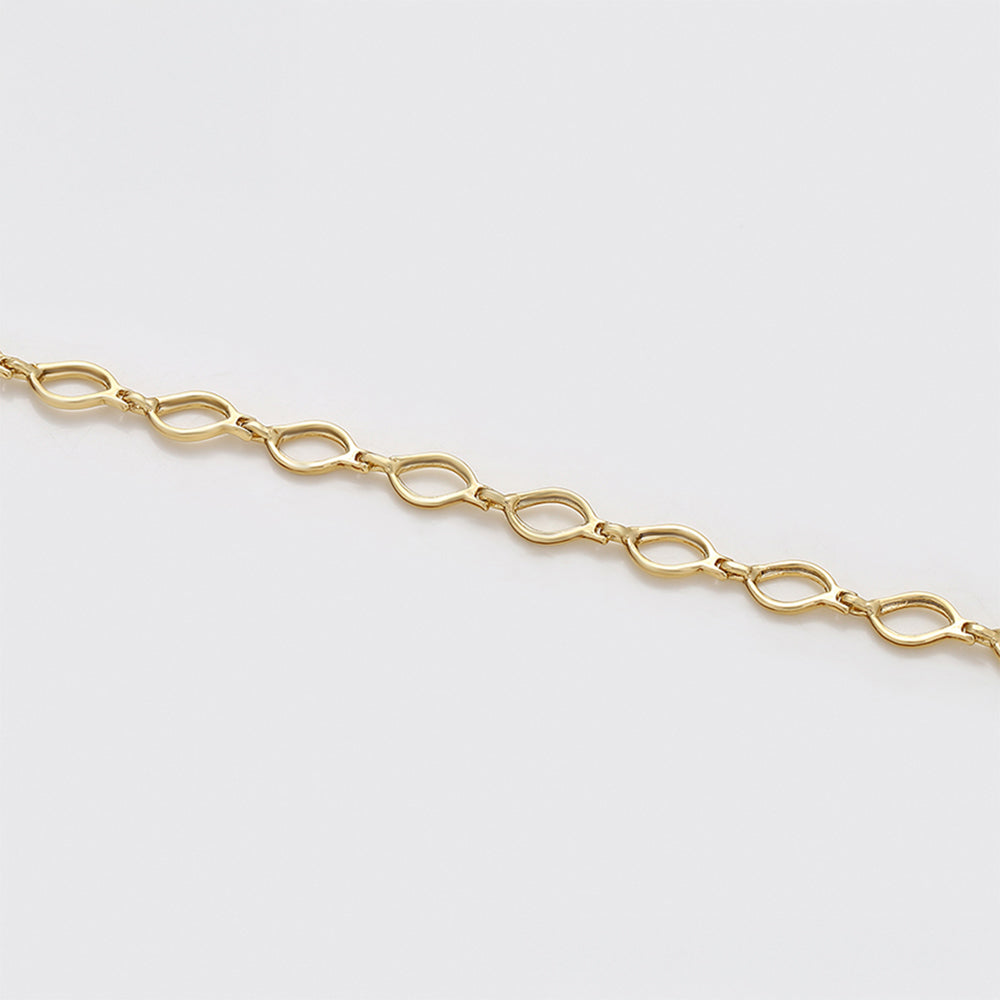 Pozlacený Slitinový Náramek 6 