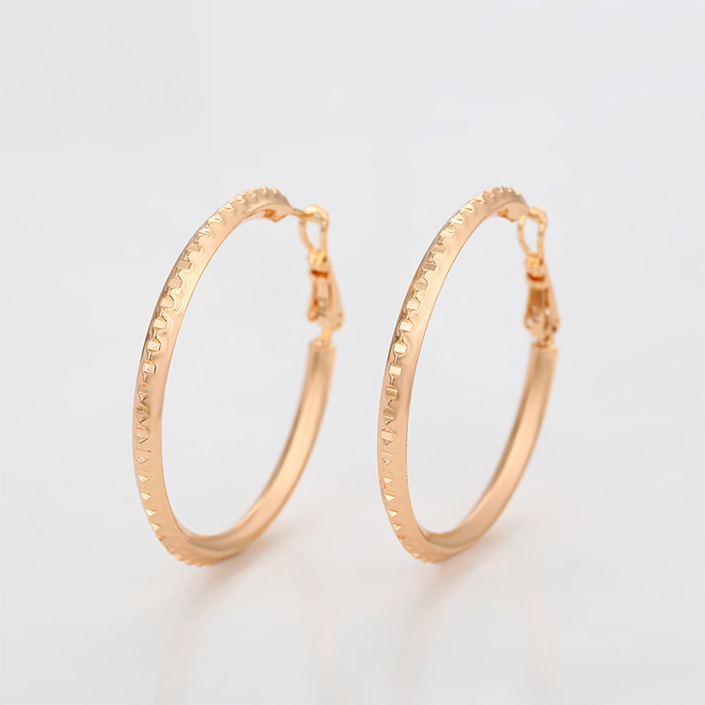 Pozlacené Slitinové Náušnice 4 