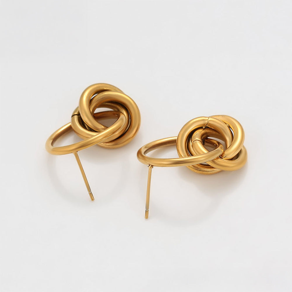 Pozlacené Slitinové Náušnice