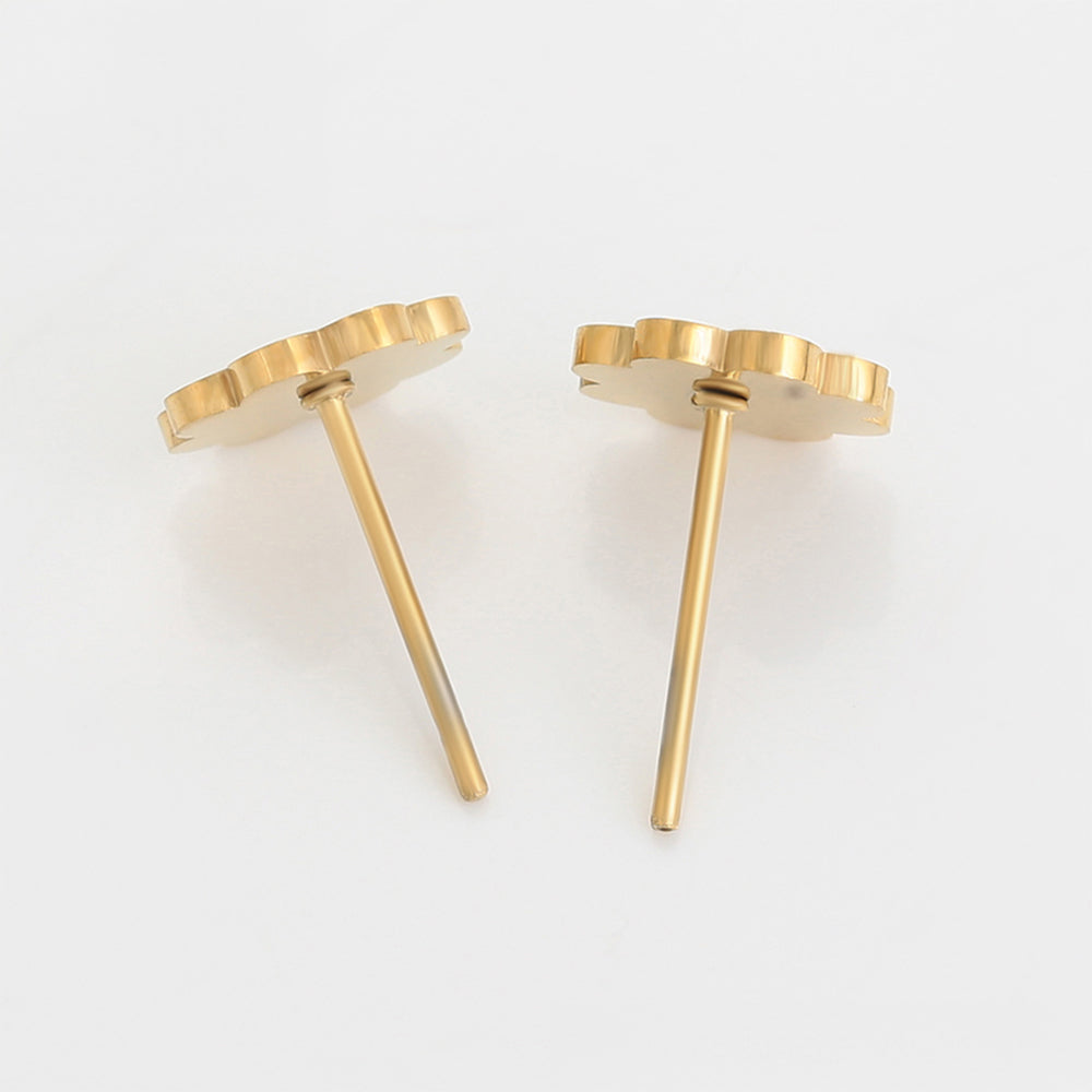 Pozlacené Slitinové Náušnice se Smaltem 5 