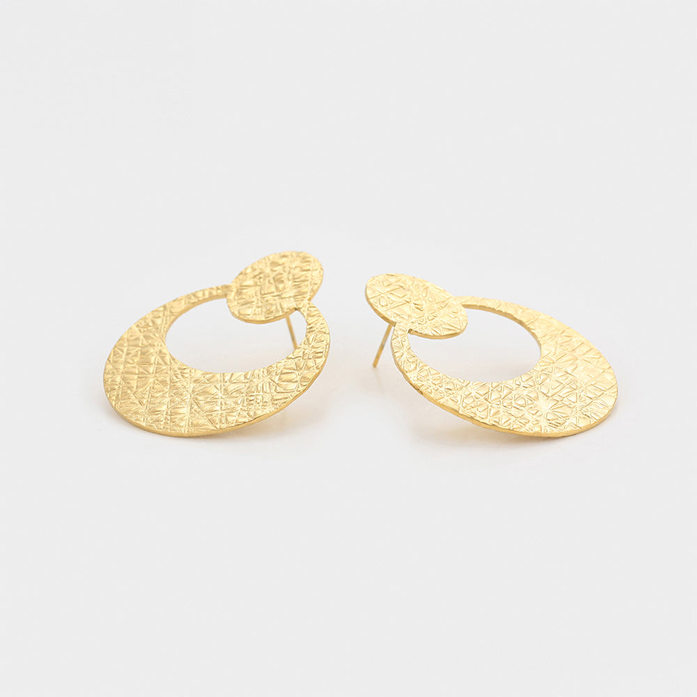 Pozlacené Slitinové Náušnice