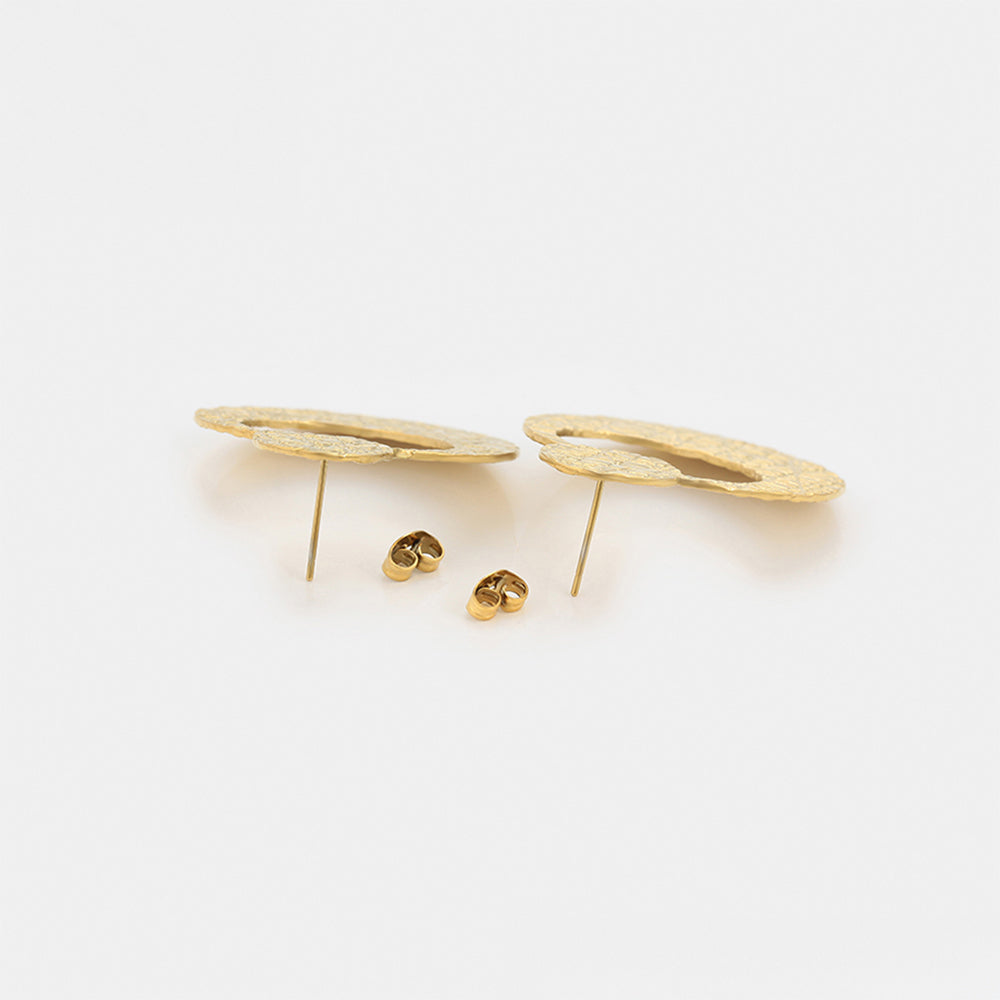 Pozlacené Slitinové Náušnice