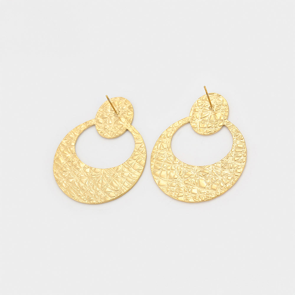 Pozlacené Slitinové Náušnice 6 