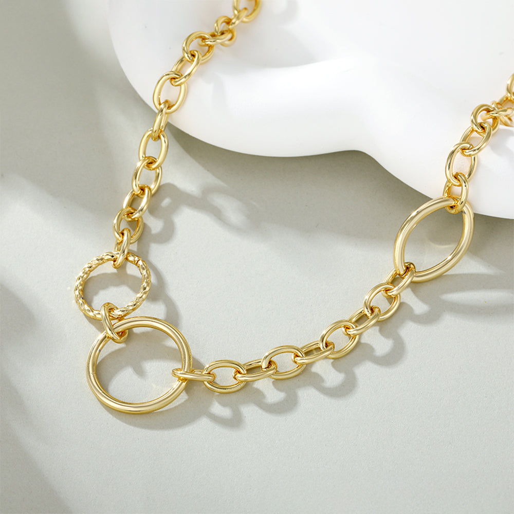 Pozlacený Slitinový Náhrdelník 1 