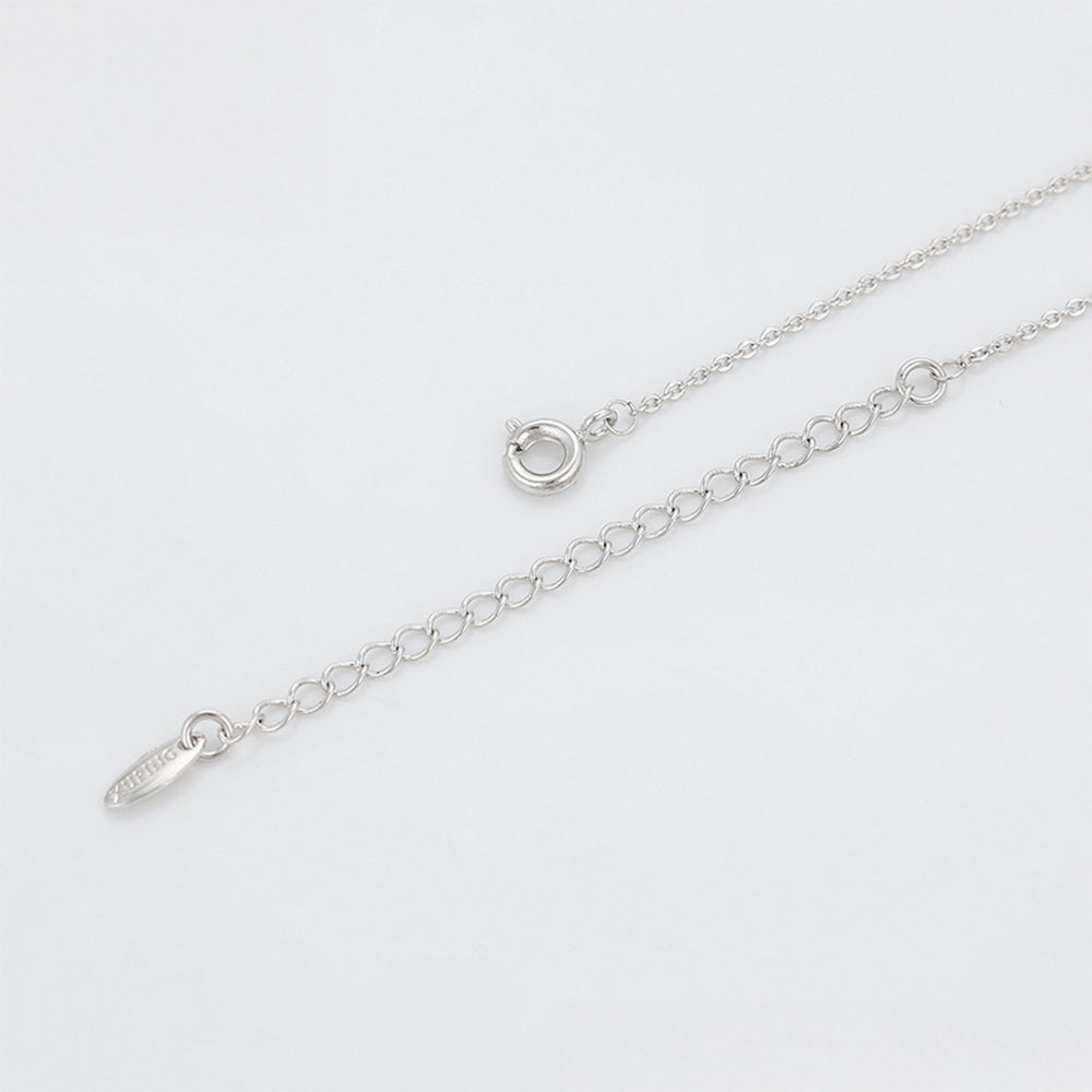 Pozlacený Slitinový Náhrdelník s Fialovým Emporia® Křišťálem a se Skleněná Perla