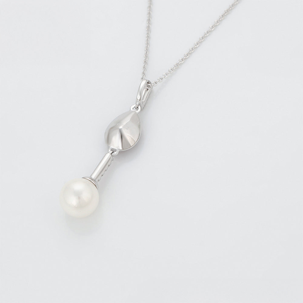 Pozlacený Slitinový Náhrdelník s Fialovým Emporia® Křišťálem a se Skleněná Perla