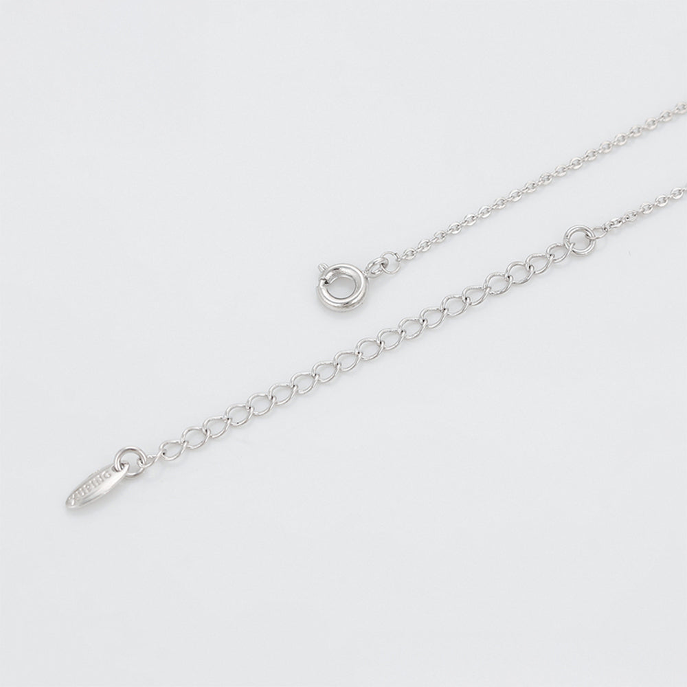 Pozlacený Slitinový Náhrdelník s Fialovým Emporia® Křišťálem a se Skleněná Perla