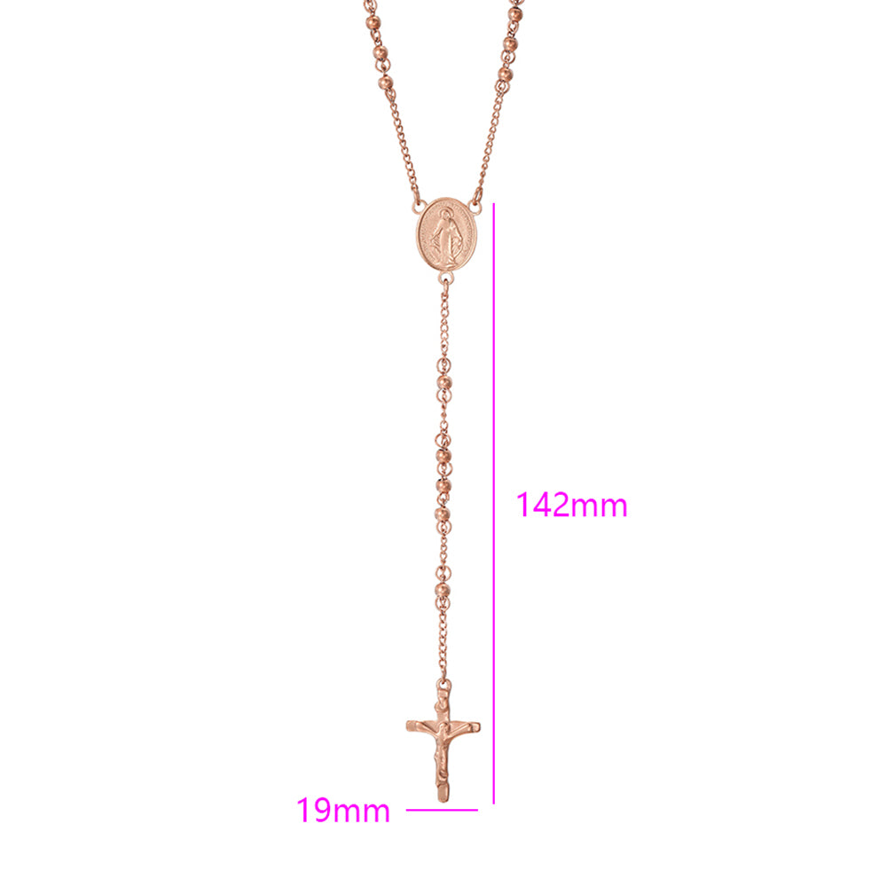 Kříž Pozlacený Slitinový Náhrdelník ( Náhrdelník )