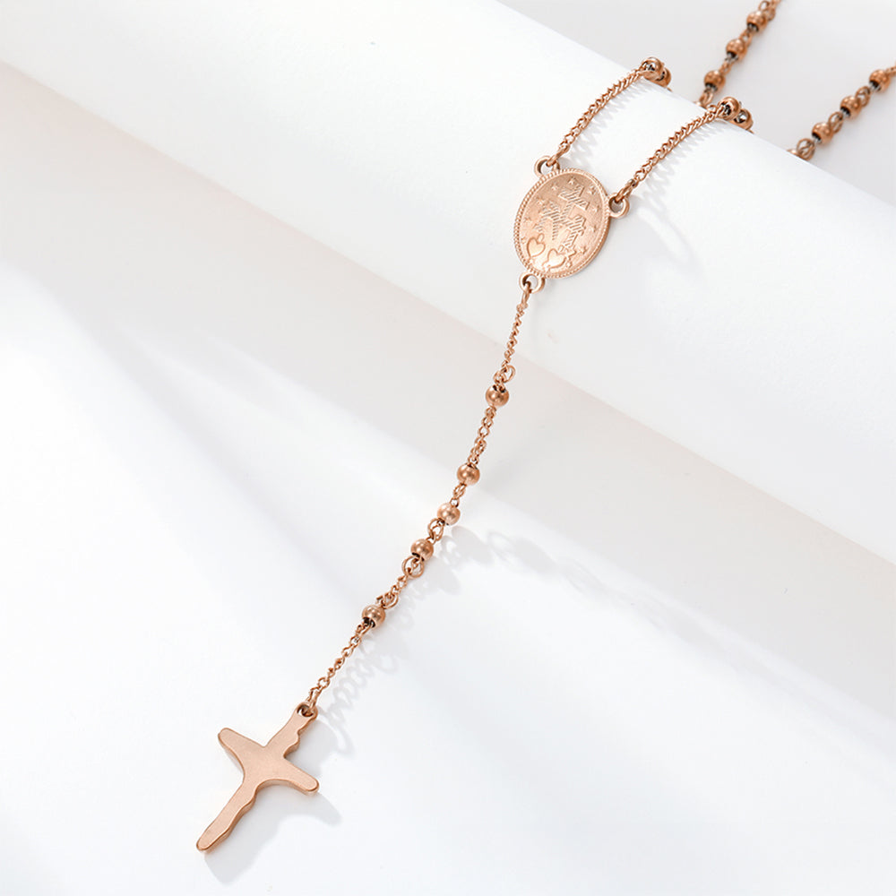 Kříž Pozlacený Slitinový Náhrdelník ( Náhrdelník ) 5 