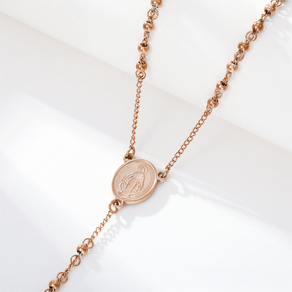 Kříž Pozlacený Slitinový Náhrdelník ( Náhrdelník ) 6 