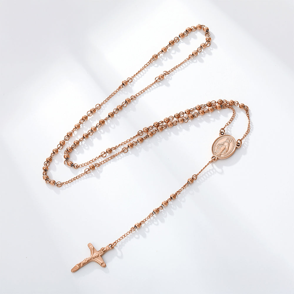 Kříž Pozlacený Slitinový Náhrdelník ( Náhrdelník )