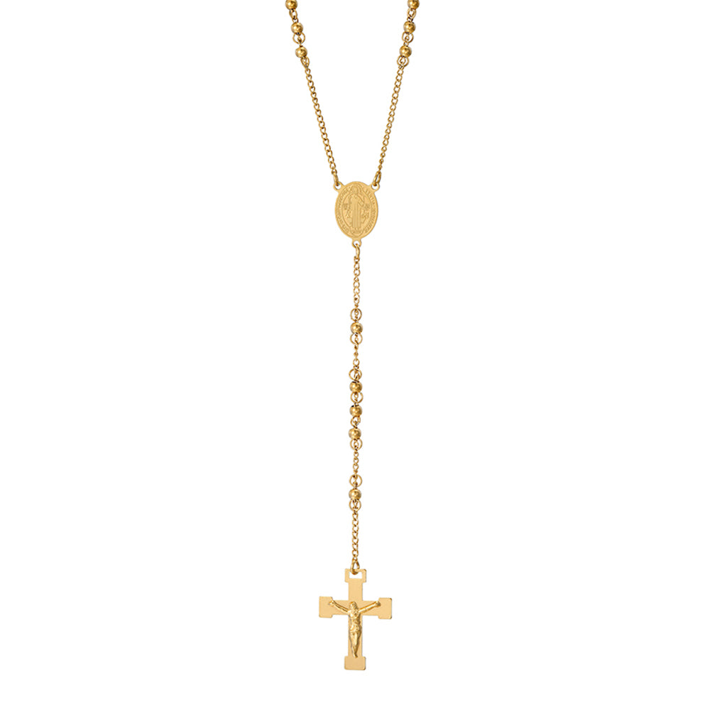 Kříž Pozlacený Slitinový Náhrdelník ( Náhrdelník ) 2 