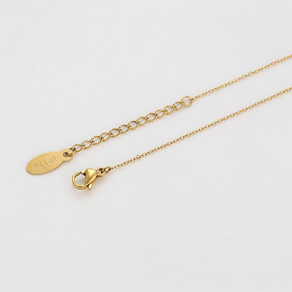 Pozlacený Slitinový Náramek se Zeleným Emporia® Křišťálem 7 