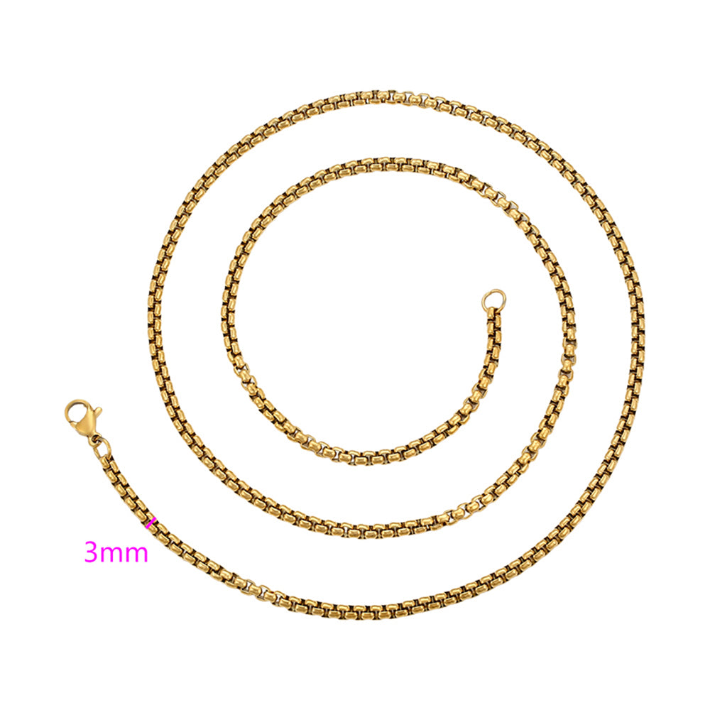 Pozlacený Slitinový Náhrdelník