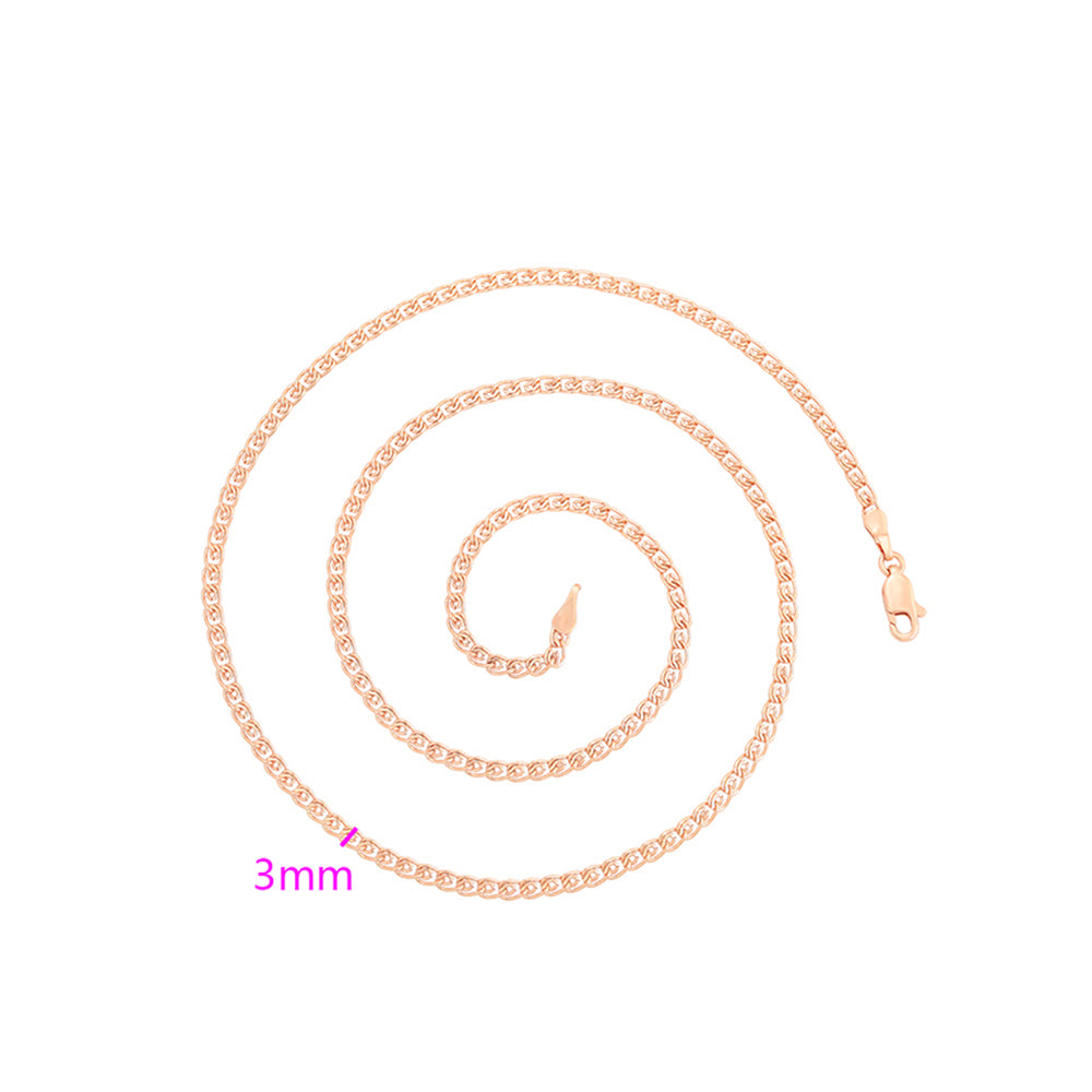 Pozlacený Slitinový Náhrdelník