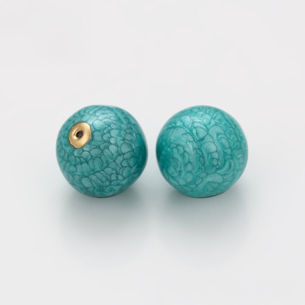 Pozlacený Slitinový Amulet se Zeleným Emporia® Křišťálem