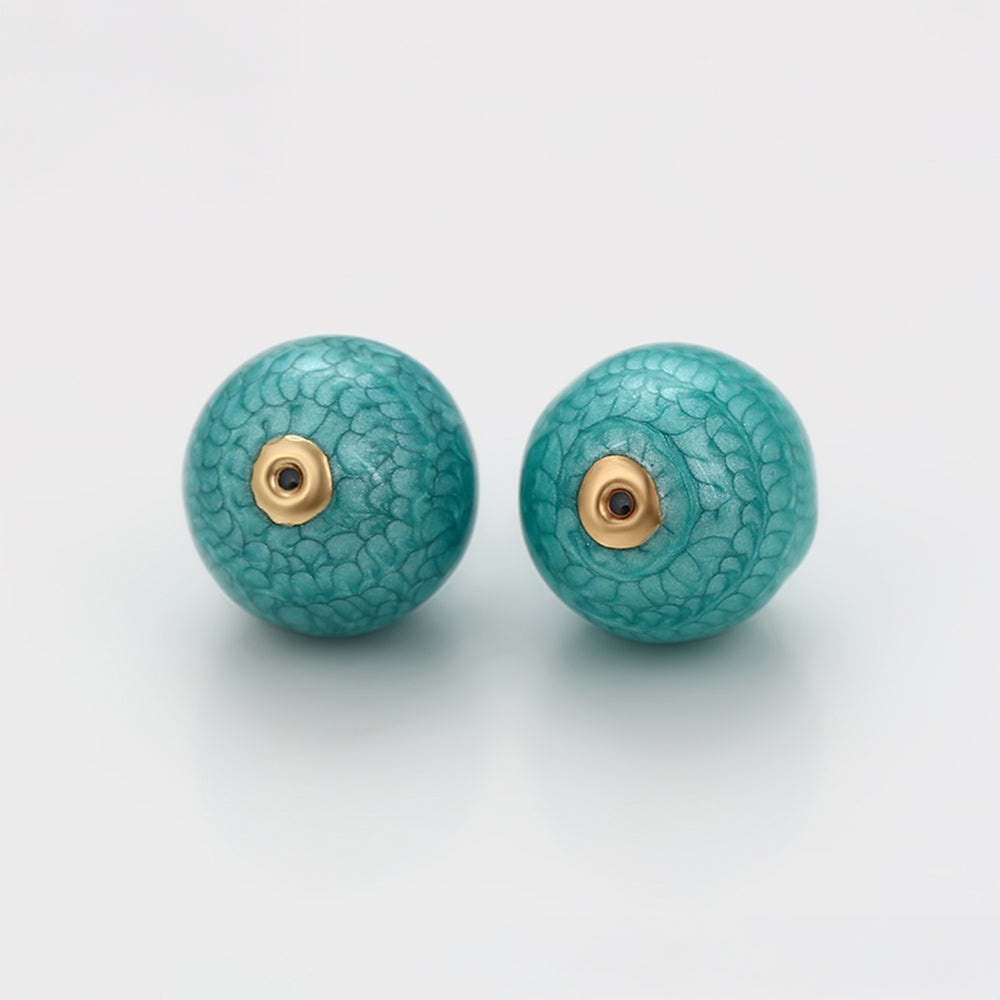 Pozlacený Slitinový Amulet se Zeleným Emporia® Křišťálem 2 