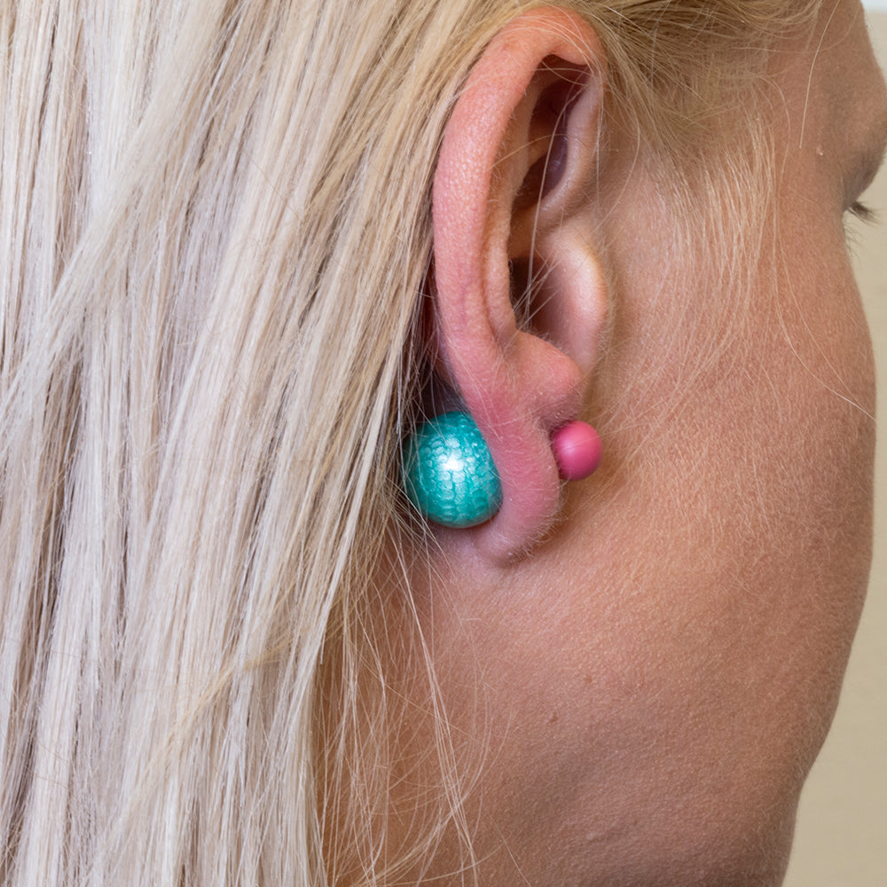 Pozlacený Slitinový Amulet se Zeleným Emporia® Křišťálem 1 