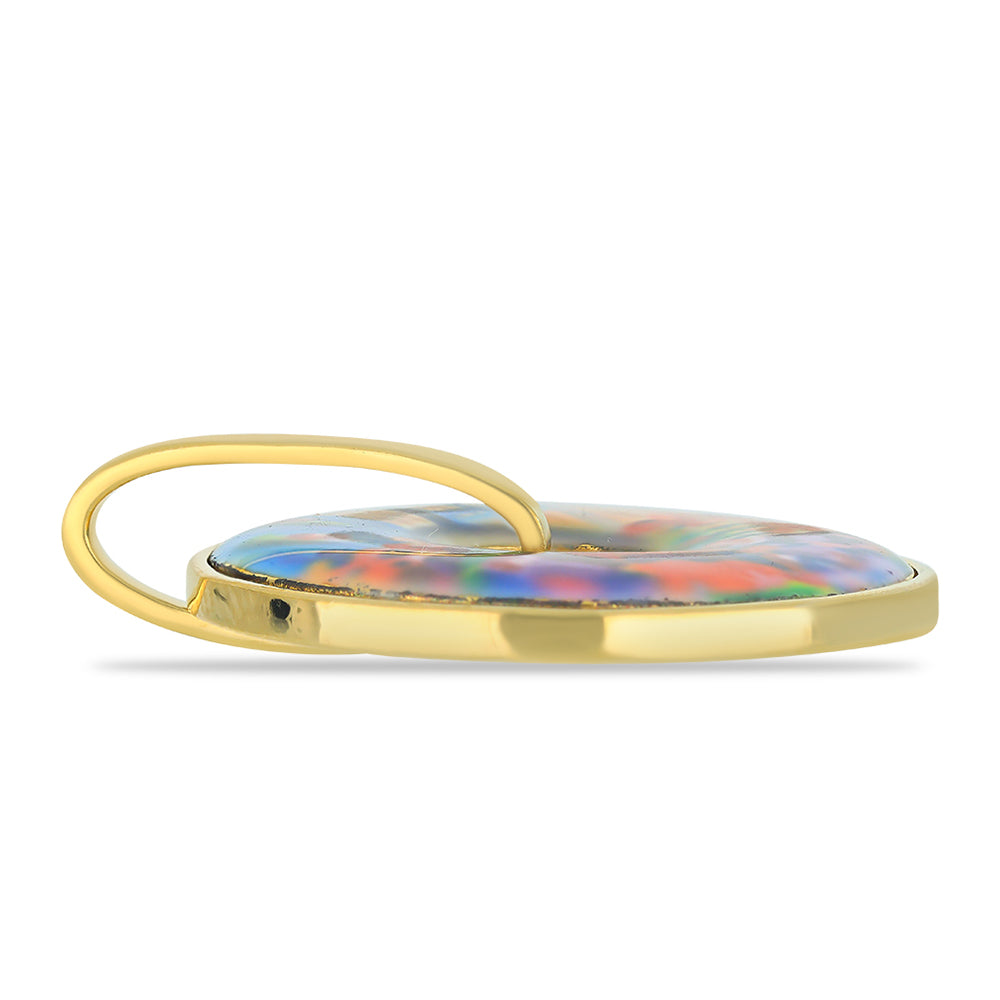 Pozlacený Stříbrný Přívěsek se Smaltem 2 