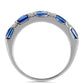 Stříbrný Prsten s Daha Kyanitem a Bílým Topazem