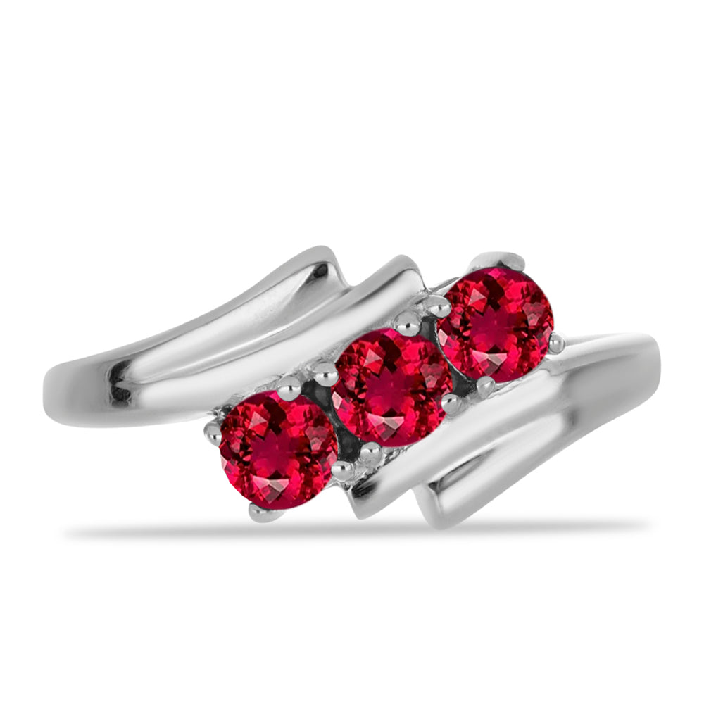 Stříbro 925/1000 - Prsten s Cruizero Rubelitem - Karátové číslo: 0.75. přibližná hmotnost: 3.05 gramů 1 