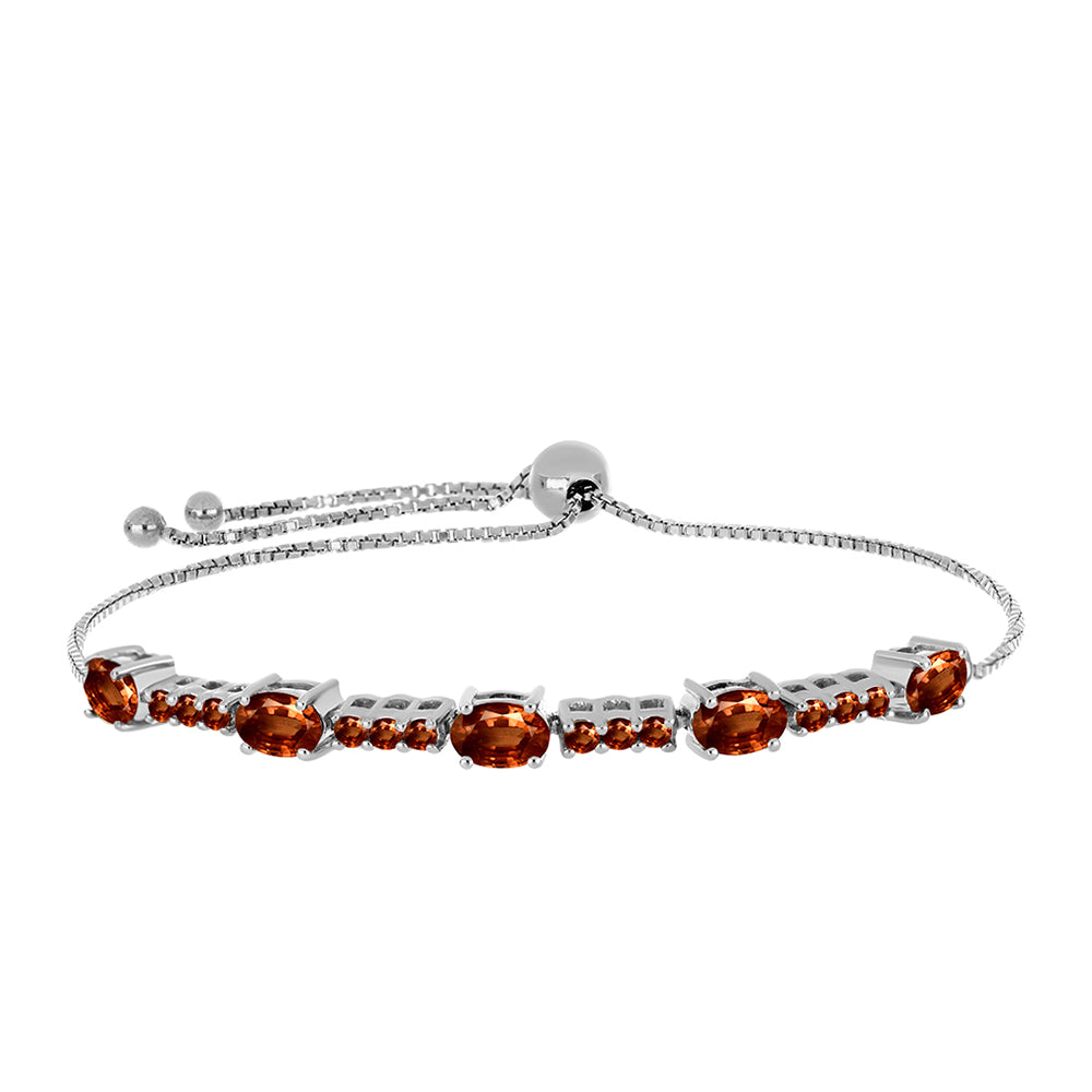 Stříbro 925/1000 - Náramek s Andalusitem - Karátové číslo: 2.65. přibližná hmotnost: 5.18 gramů 1 