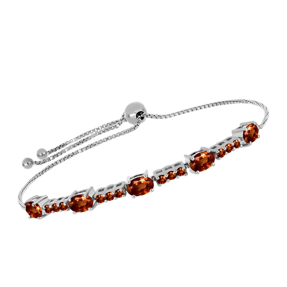 Stříbro 925/1000 - Náramek s Andalusitem - Karátové číslo: 2.65. přibližná hmotnost: 5.18 gramů 2 