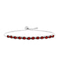 Stříbrný Náramek s Bartonským Granátem