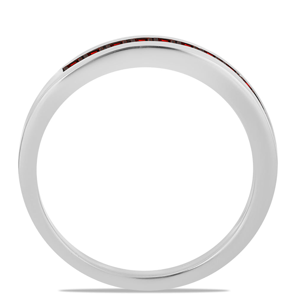 Stříbrný Prsten s Bartonským Granátem 2 