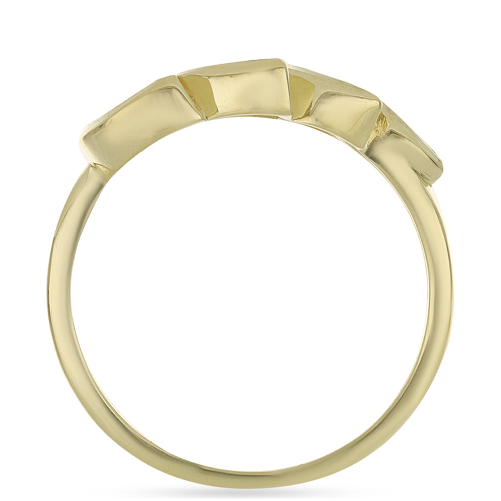 Pozlacený Stříbrný Prsten s Roseberským Duhovým Safírem 2 