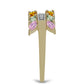 Pozlacený Stříbrný Prsten s Roseberským Duhovým Safírem a Bílým Topazem