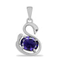 Stříbrný Přívěsek s Iolitem