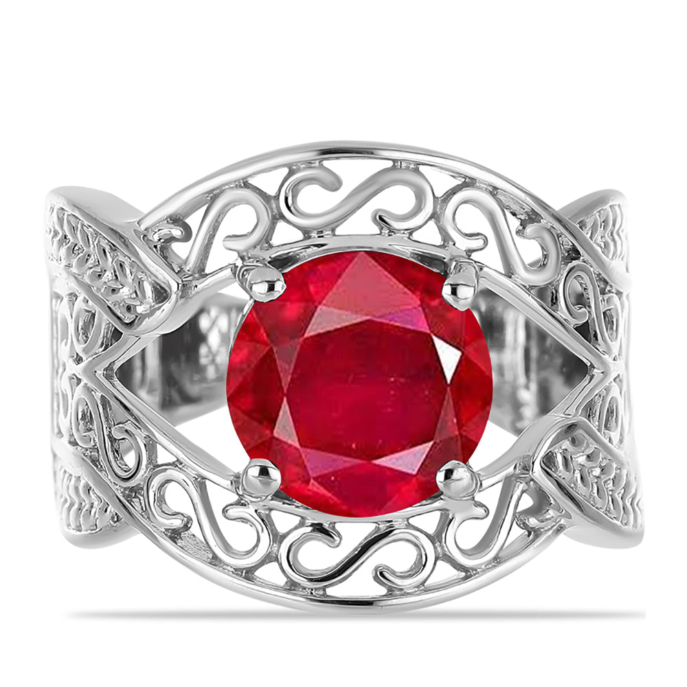 Stříbrný Prsten s Červeným Achátem