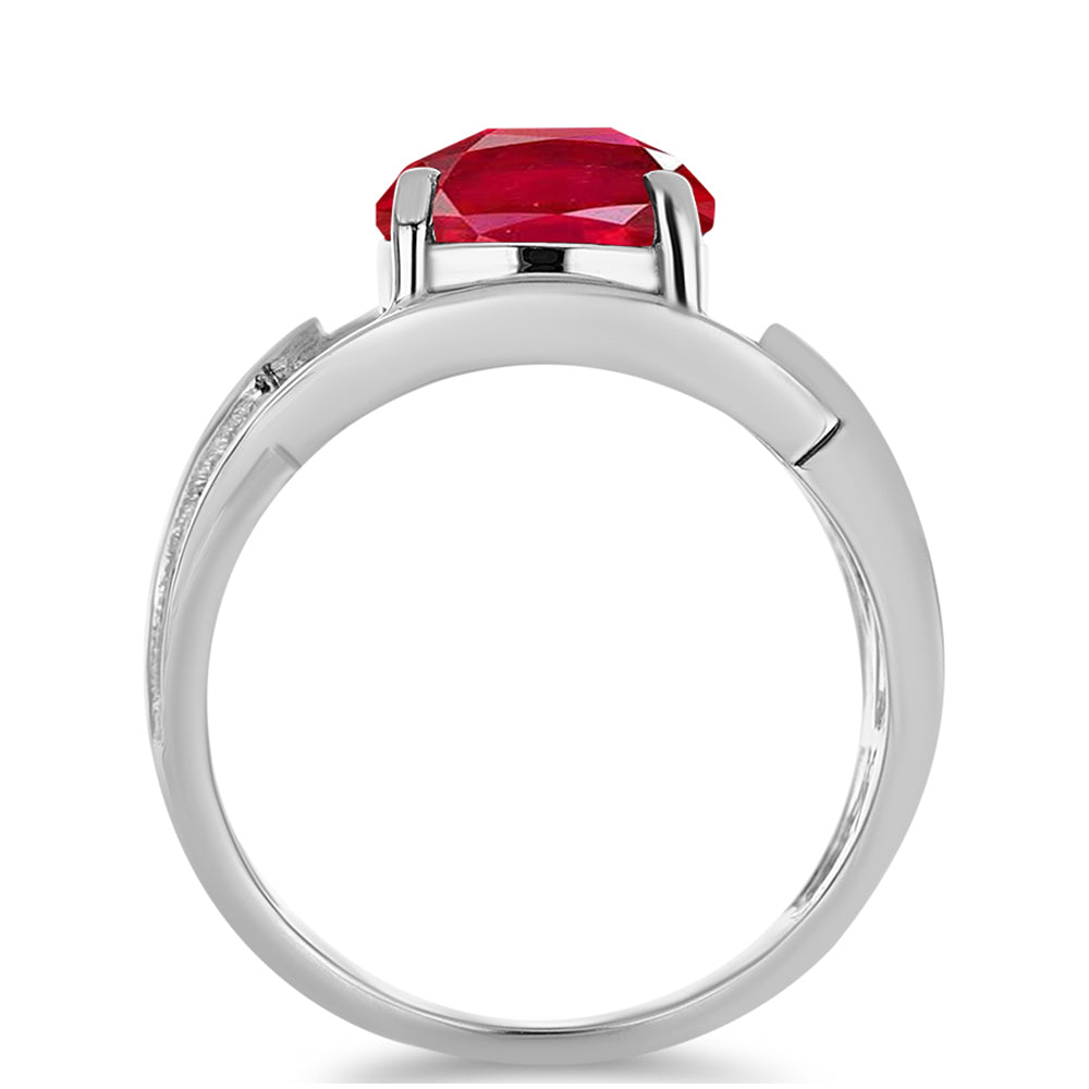 Stříbrný Prsten s Červeným Achátem 2 